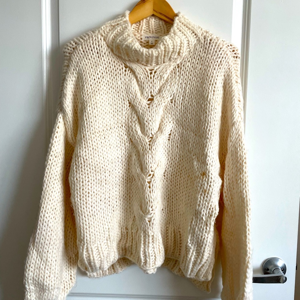 Chunky Cream Sweater